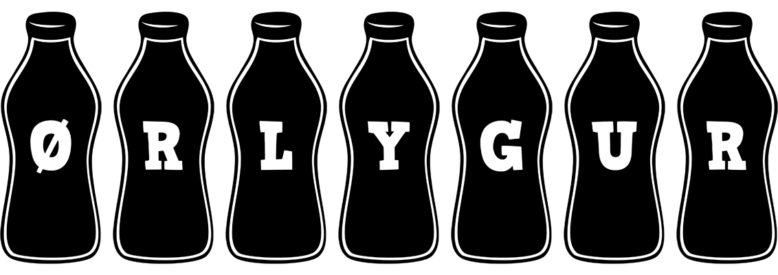 Ørlygur bottle logo