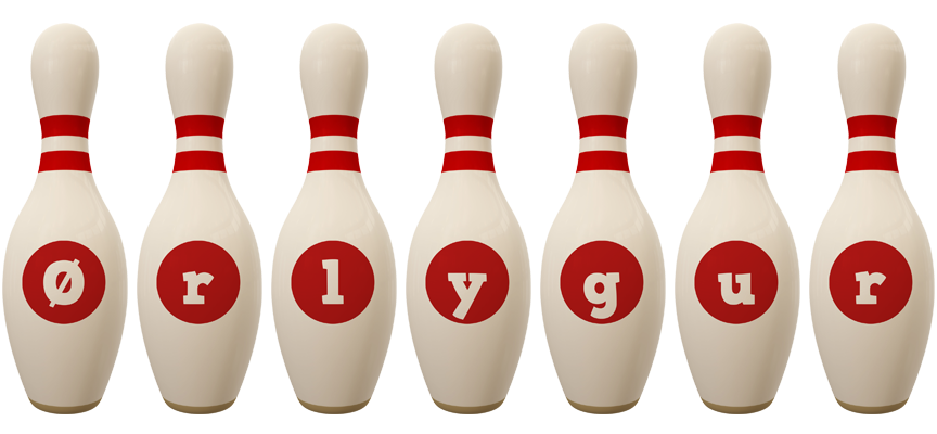 Ørlygur bowling-pin logo