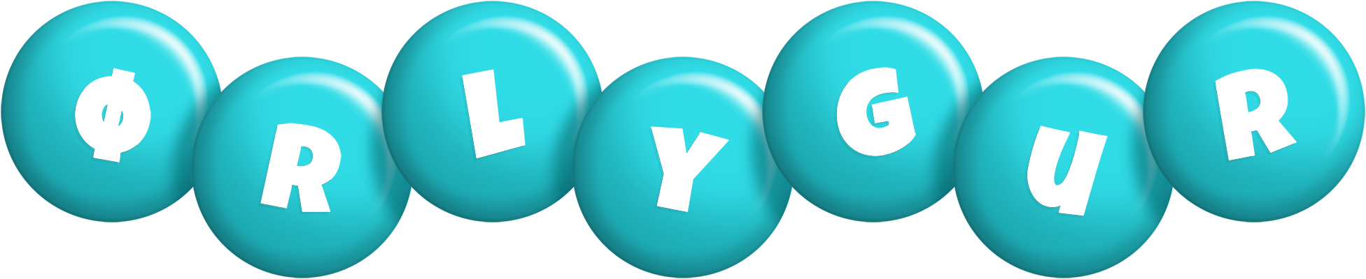 Ørlygur candy-azur logo
