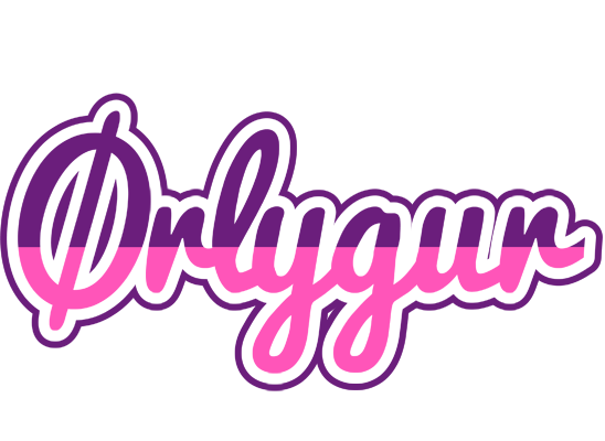 Ørlygur cheerful logo