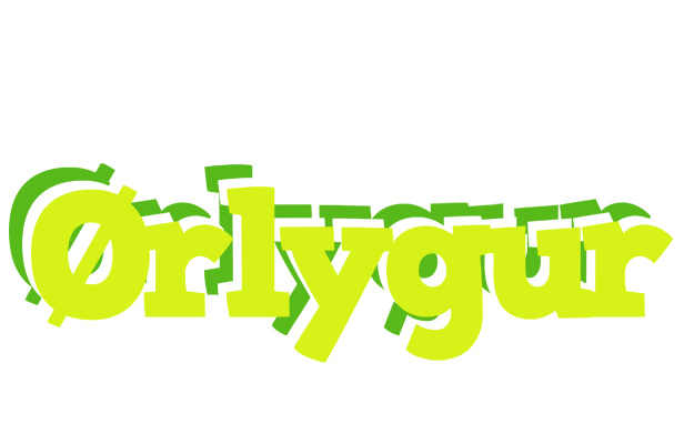 Ørlygur citrus logo