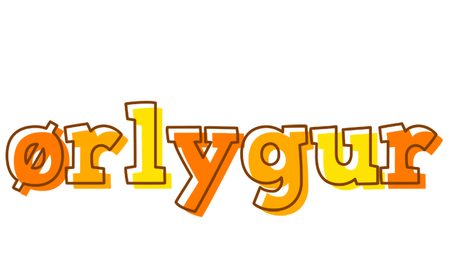 Ørlygur desert logo