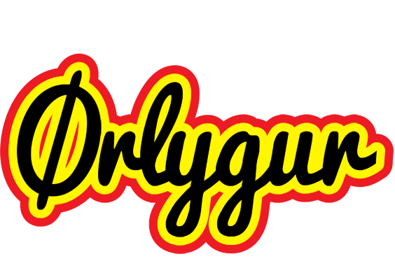 Ørlygur flaming logo