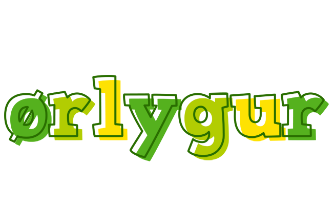 Ørlygur juice logo