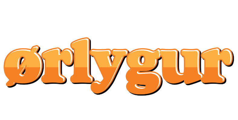 Ørlygur orange logo