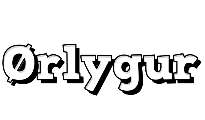 Ørlygur snowing logo