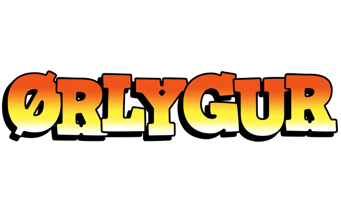 Ørlygur sunset logo