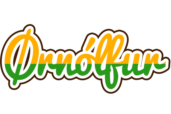 Ørnólfur banana logo
