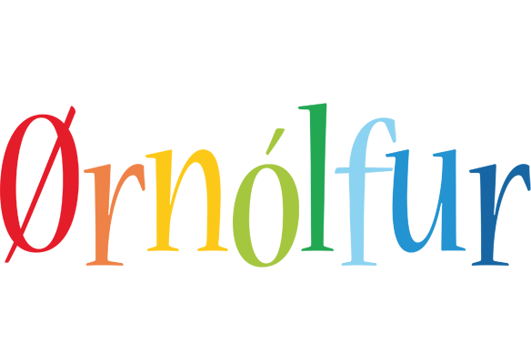 Ørnólfur birthday logo