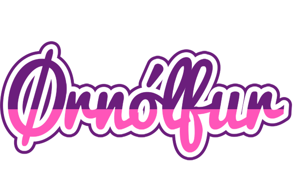 Ørnólfur cheerful logo