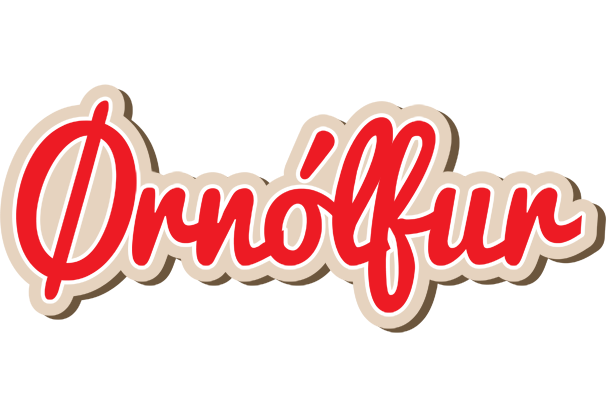 Ørnólfur chocolate logo