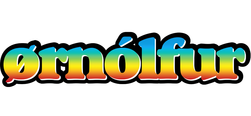 Ørnólfur color logo