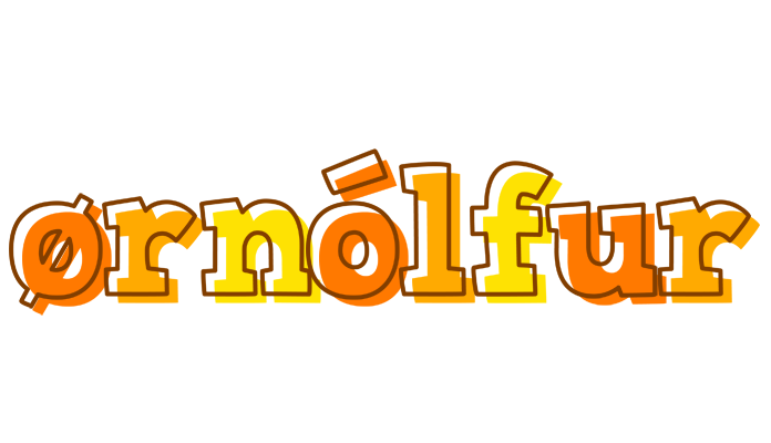 Ørnólfur desert logo