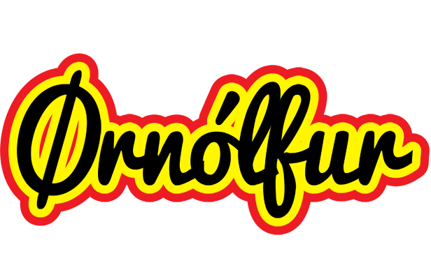 Ørnólfur flaming logo