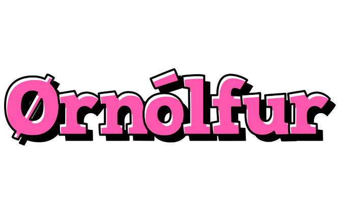 Ørnólfur girlish logo