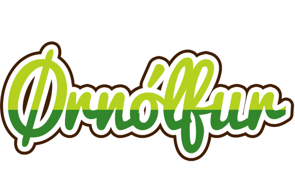 Ørnólfur golfing logo