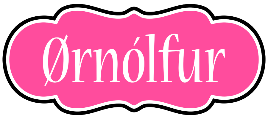 Ørnólfur invitation logo