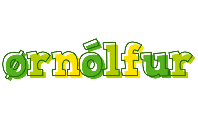 Ørnólfur juice logo