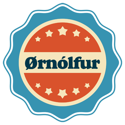 Ørnólfur labels logo