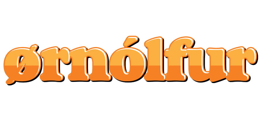 Ørnólfur orange logo