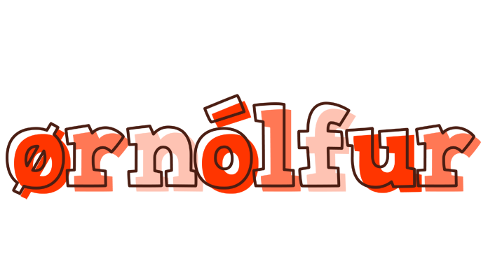 Ørnólfur paint logo