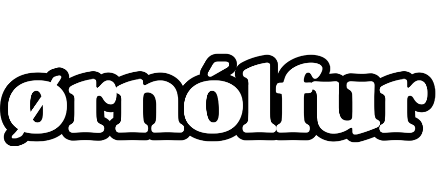 Ørnólfur panda logo