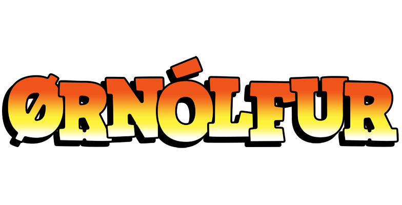 Ørnólfur sunset logo