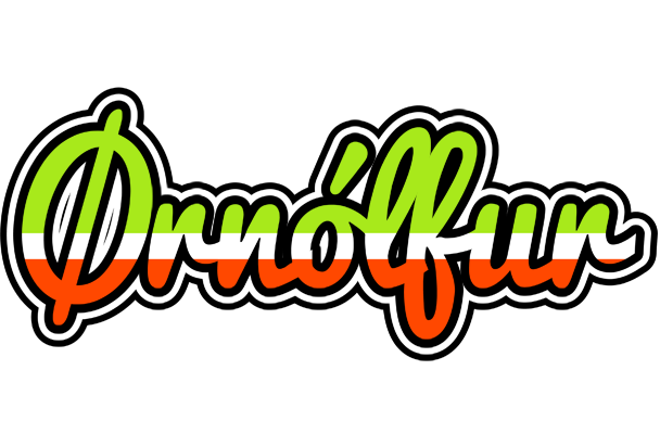 Ørnólfur superfun logo