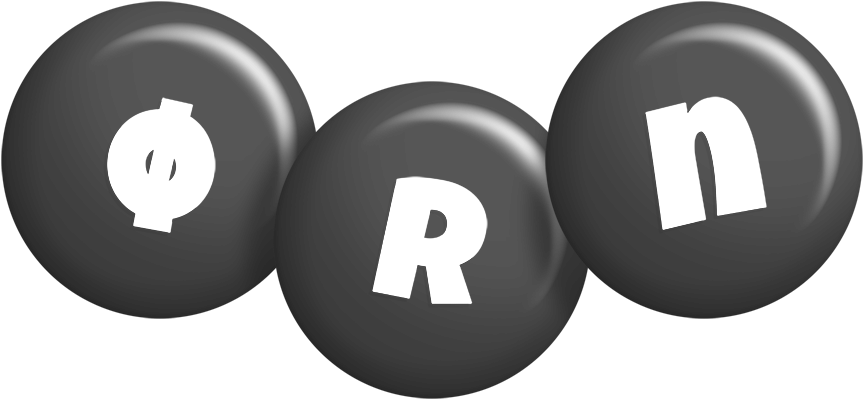 Ørn candy-black logo
