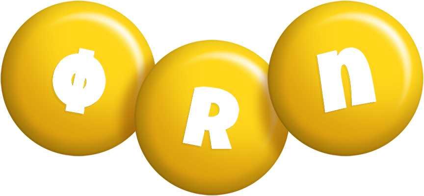 Ørn candy-yellow logo