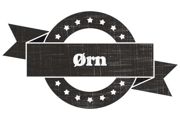 Ørn grunge logo