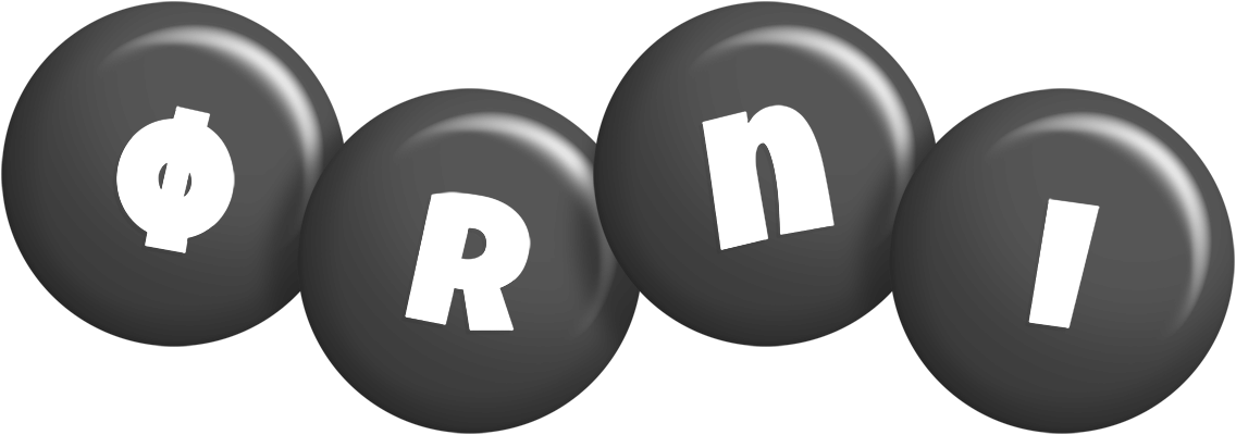 Ørni candy-black logo