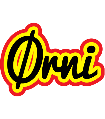 Ørni flaming logo