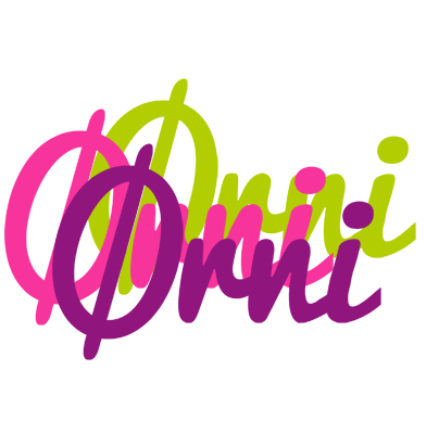 Ørni flowers logo