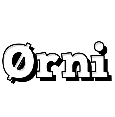 Ørni snowing logo