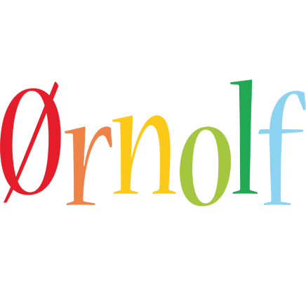 Ørnolf birthday logo