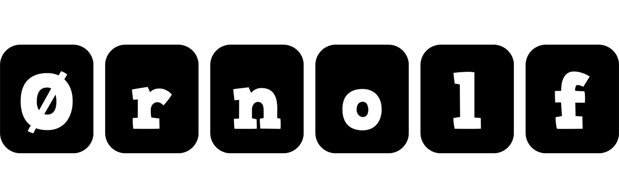 Ørnolf box logo