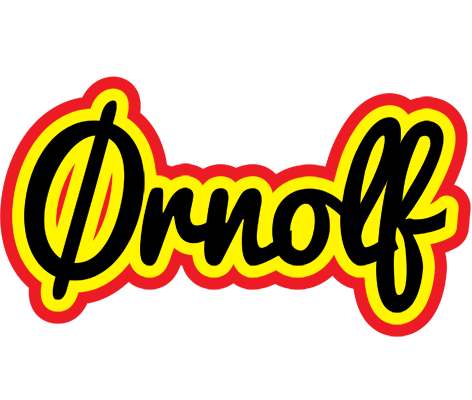 Ørnolf flaming logo