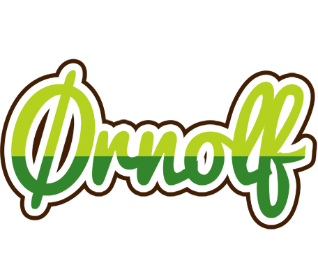 Ørnolf golfing logo