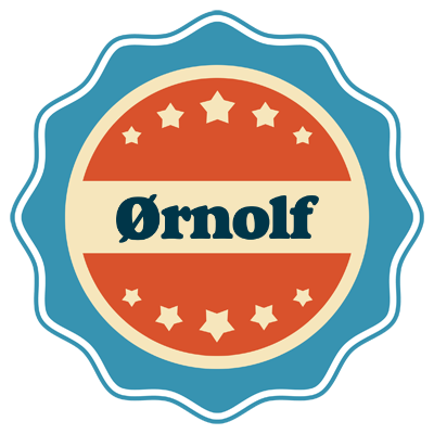 Ørnolf labels logo