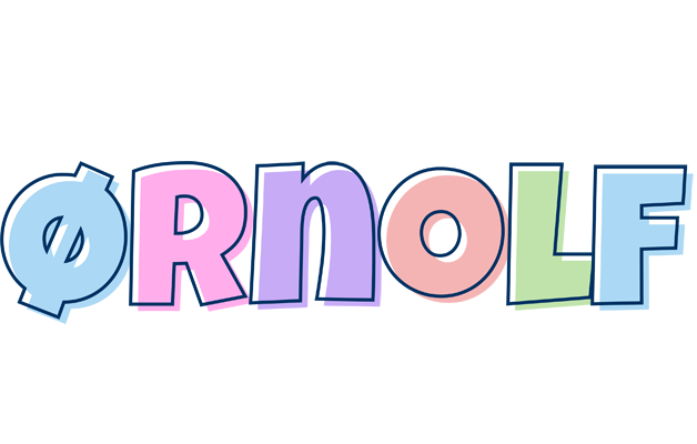 Ørnolf pastel logo