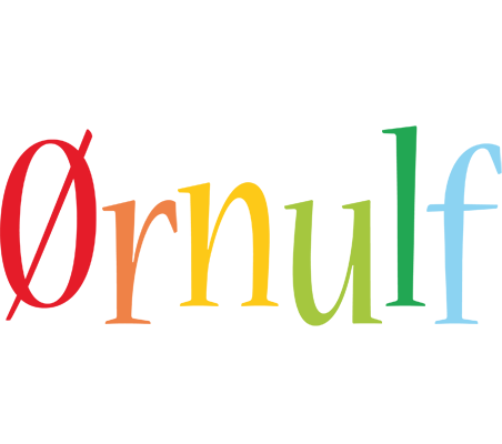 Ørnulf birthday logo