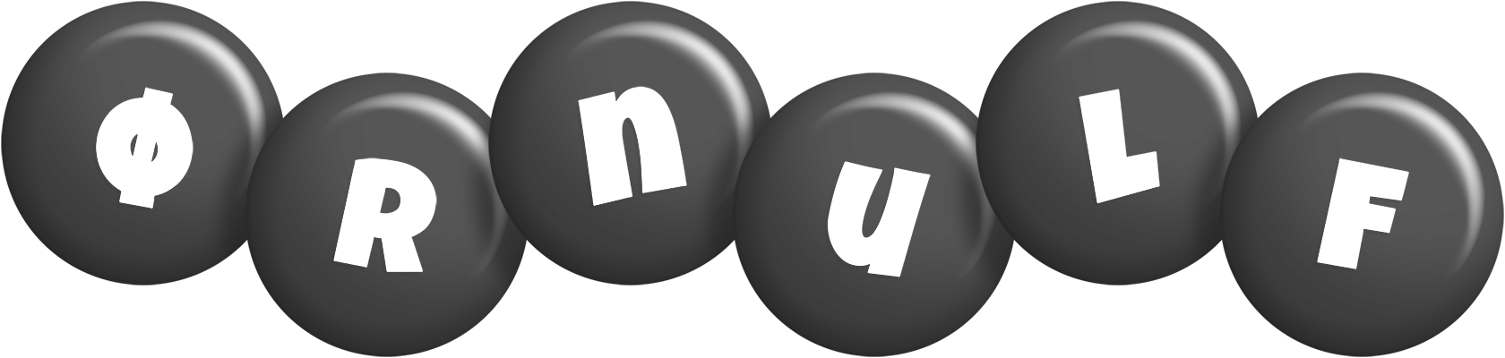 Ørnulf candy-black logo