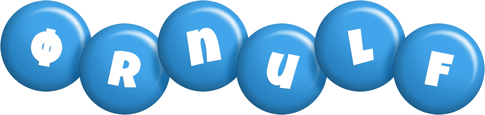 Ørnulf candy-blue logo