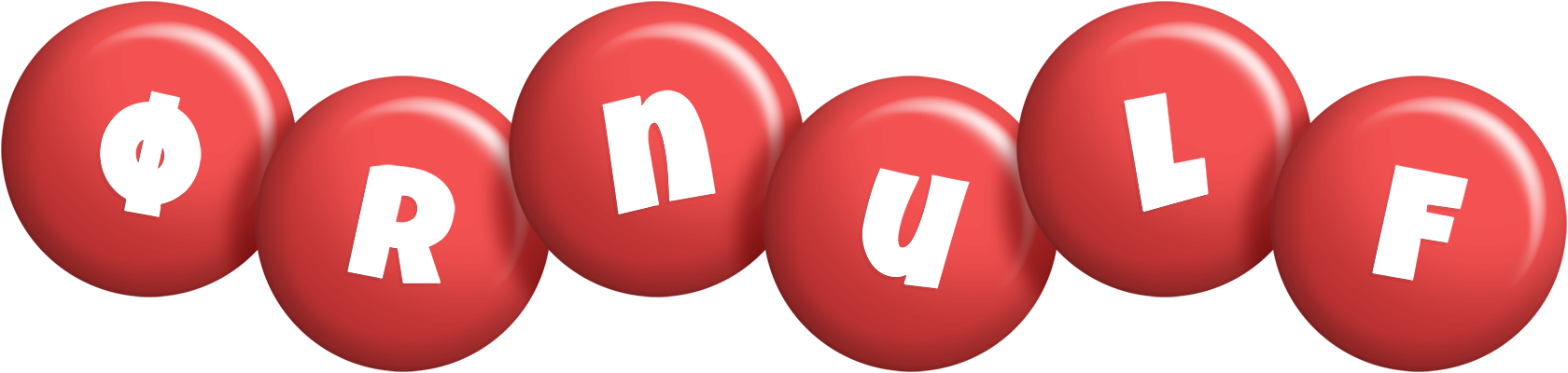 Ørnulf candy-red logo