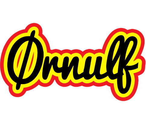 Ørnulf flaming logo
