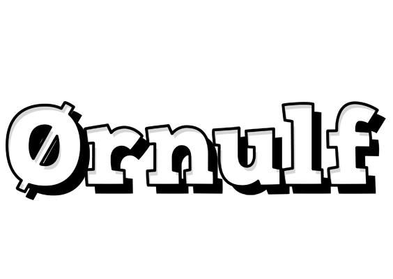 Ørnulf snowing logo