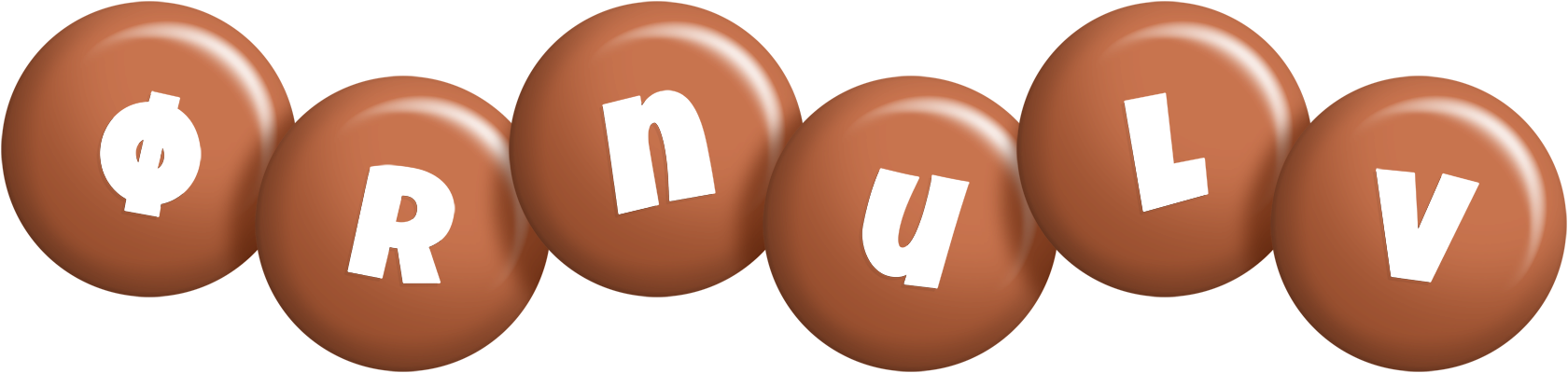 Ørnulv candy-brown logo