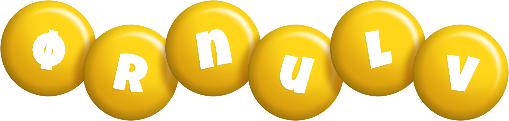 Ørnulv candy-yellow logo