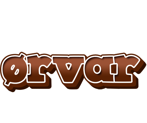 Ørvar brownie logo
